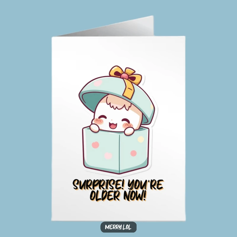 Free Printable Birthday Card: Happy Present Pop Funny Birthday Downloadable