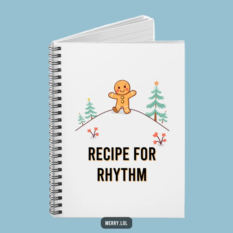 Funny Gingerbread Jig Notebook: Jot Down Sweet Ideas