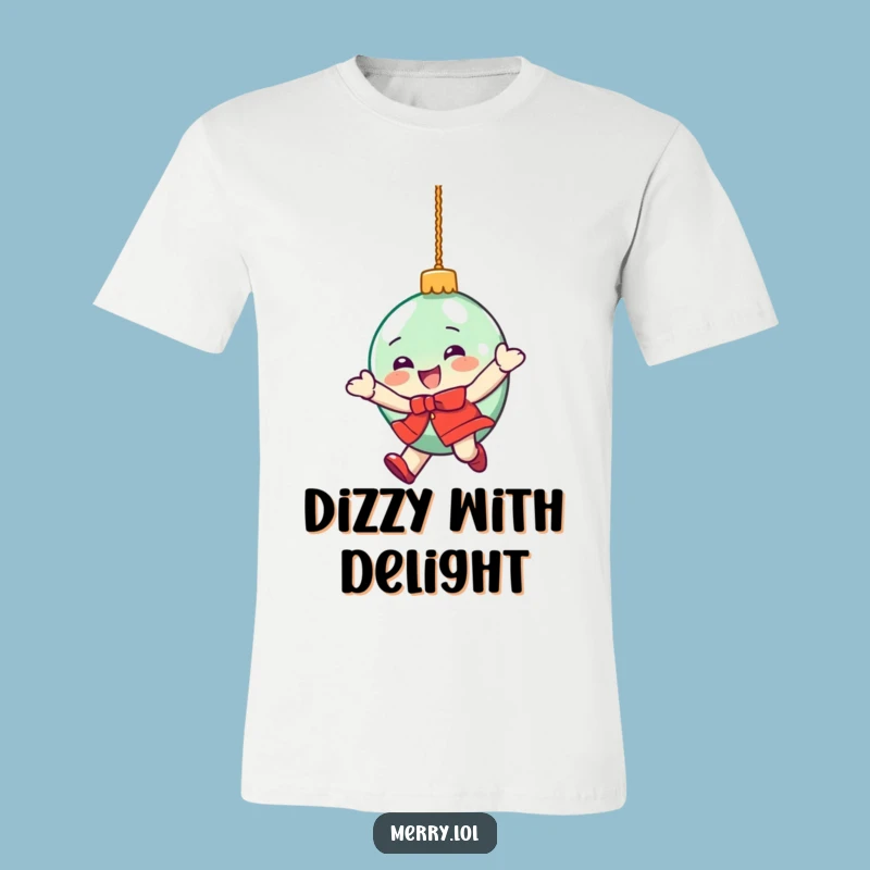 Funny Ornament Spin T-Shirt: Hilarious Holiday Fun Tee